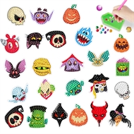 Stickersæt I 24 Halloween figurer